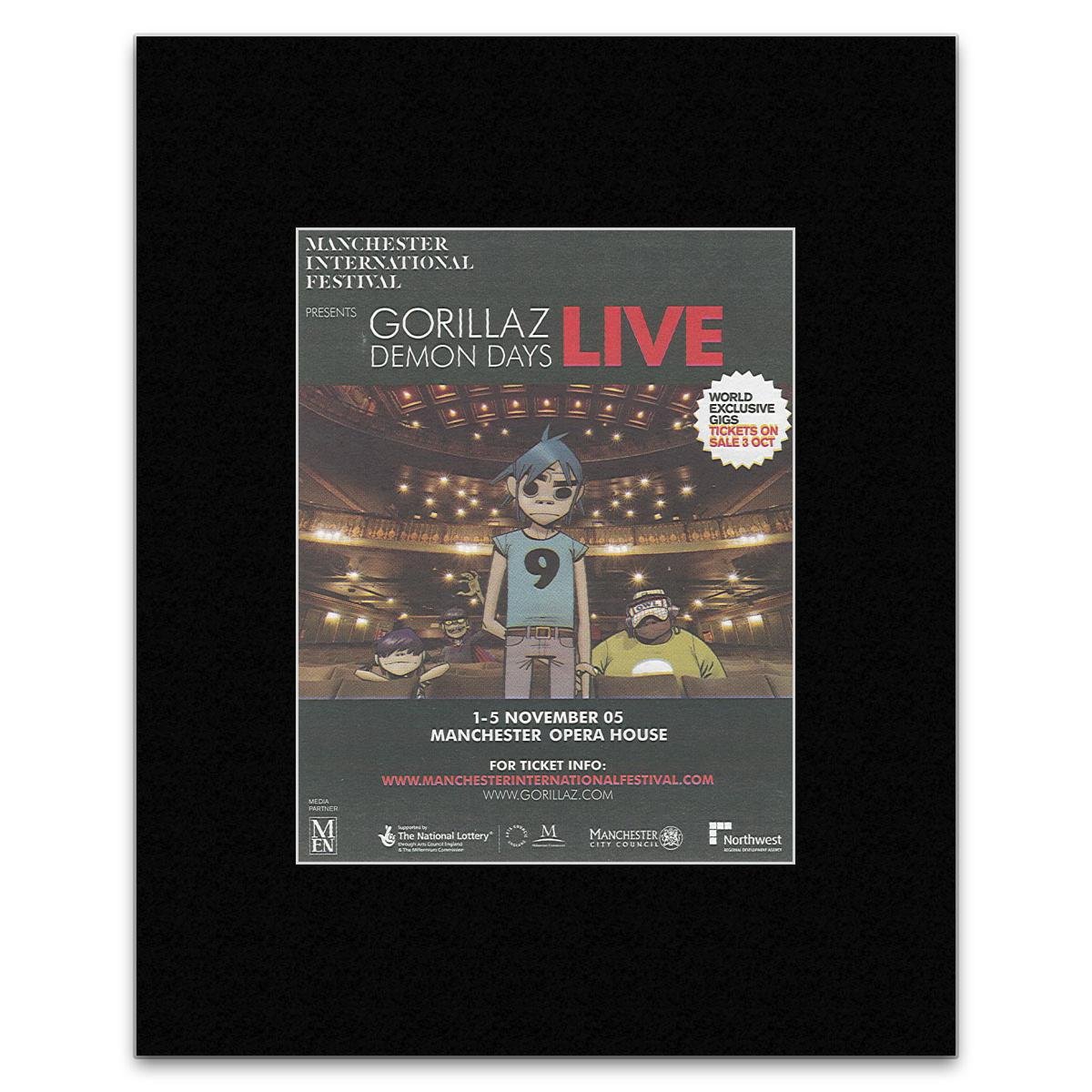 Amazon｜GORILLAZ - Demon Days Mini Poster - 13.5x10cm｜窓・網戸